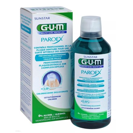 GUM Paroex szájvíz 0,06%CHX+CPC, 500ml