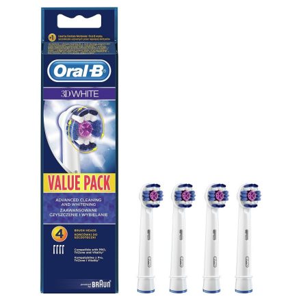 Oral-B EB18-4 3D White pótfej 4db