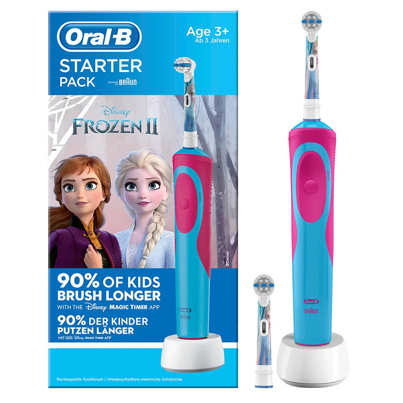 Oral-B Gyermek Elektromos Fogkefe Frozen II Starter Pack - S