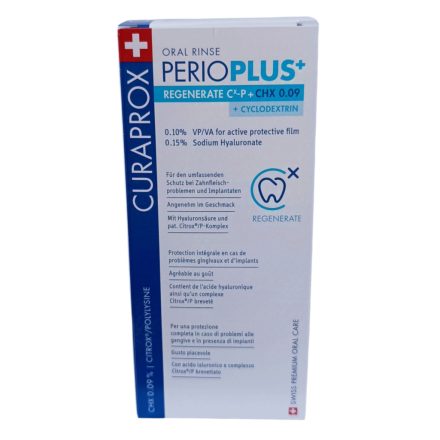 CURAPROX Perio Plus+ Regenerate szájvíz 0,09% CHX + CITROX 200ml