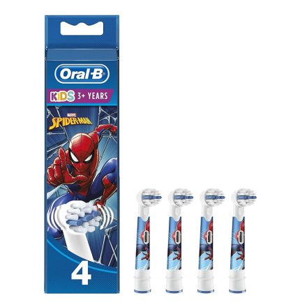 Oral-B EB10-4 Stages Power gyermek fogkefe pótfej Spiderman 4db 