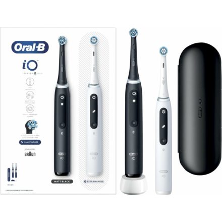 Oral-B IO Series 5 Matt Black&White Duopack Elektromos Fogke