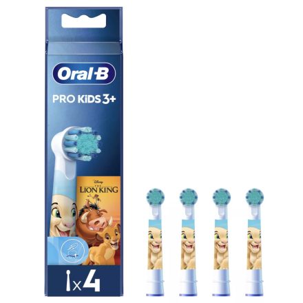 Oral-B EB10-4 PRO Kids gyermek fogkefe pótfej Oroszlánkirály 4db